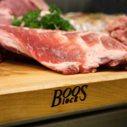 Boos Blocks - Ξύλο Κοπής Σφενδάμου Pro Chef Lite Με Χωνευτές Λαβές 40×25×2,54 cm (5)